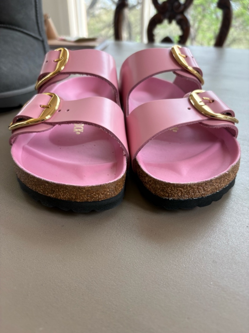 Birkenstock Arizona Big Buckle High Shine Sandals - Pink - Picture 5 of 7